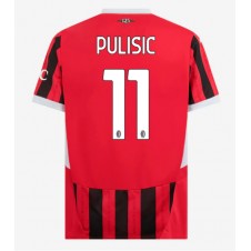 AC Milan Christian Pulisic #11 Hemmatröja 2024-25 Korta ärmar